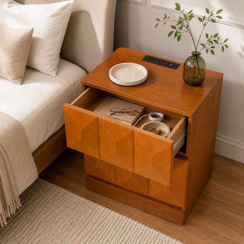 Laftif Modern Nightstand image number 3