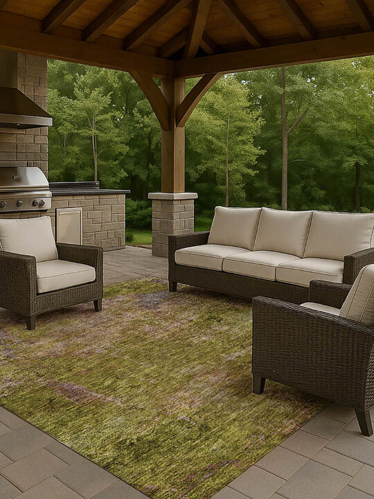 Trevi TV9 Green 10' x 14' Rug