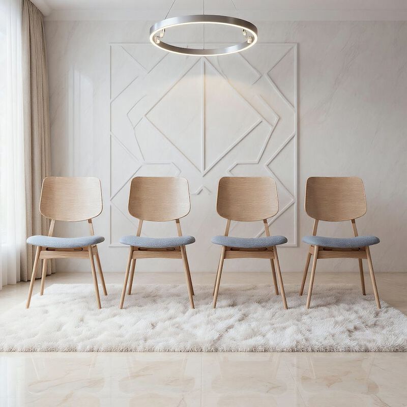 New Classic Furniture Oscar Solid Wood Dining Chair (Set of 4)