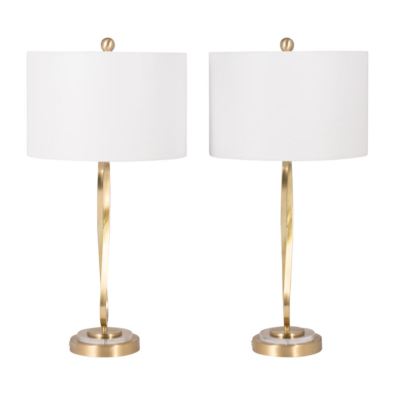 Metal S/2 Infinity Table Lamps image number 3