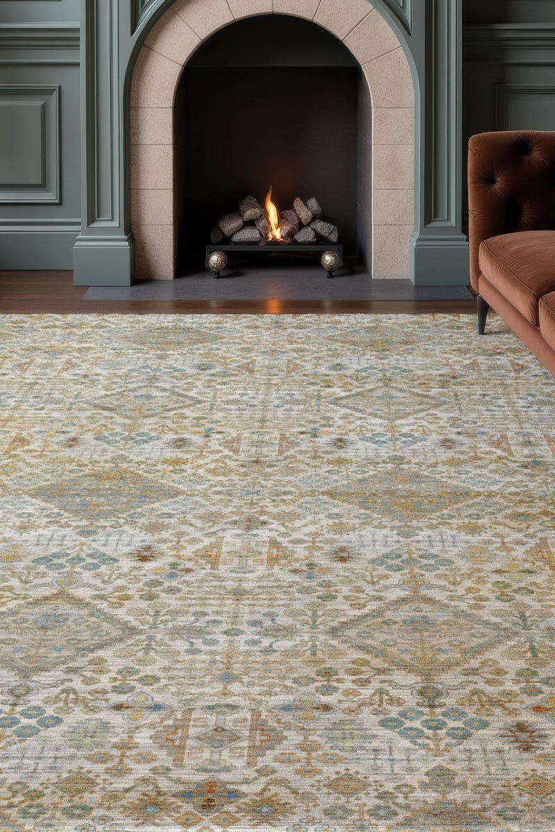 Aristo AR1 Ivory 9' x 12' Rug image number 1