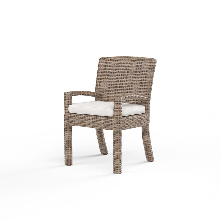 Havana Dining Chair in Canvas Flax w/ Self Welt