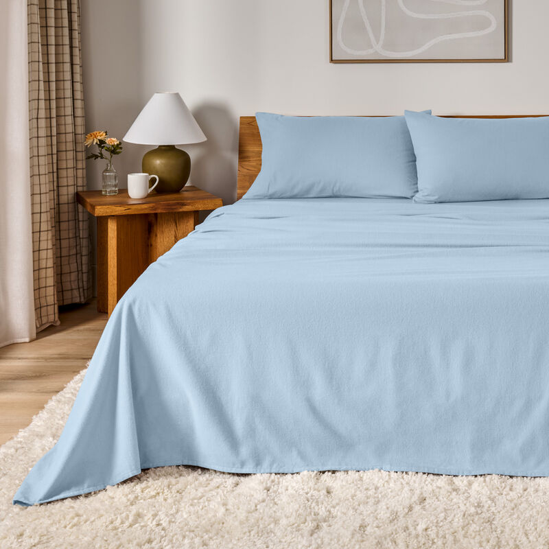 Soft & Cozy 100% Cotton Flannel Sheet Set image number 3