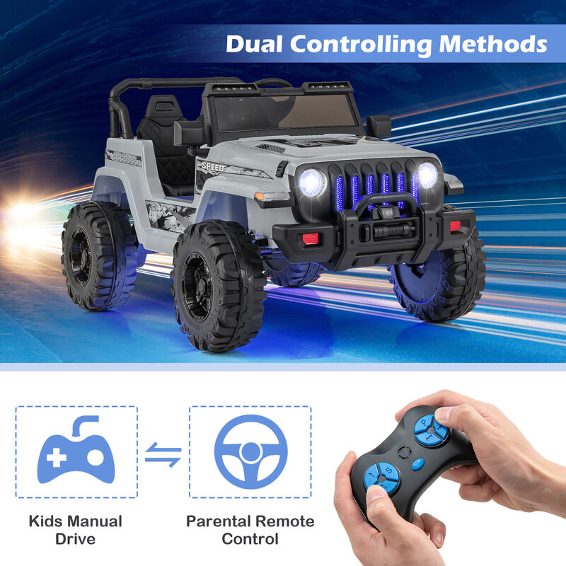 Kids 12V Electric Ride On Car with Remote Control for Outdoor Play image number 4