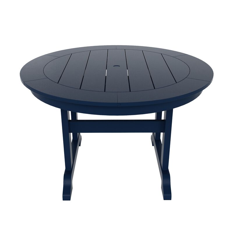 WestinTrends 47" Round Outdoor Patio Dining Table