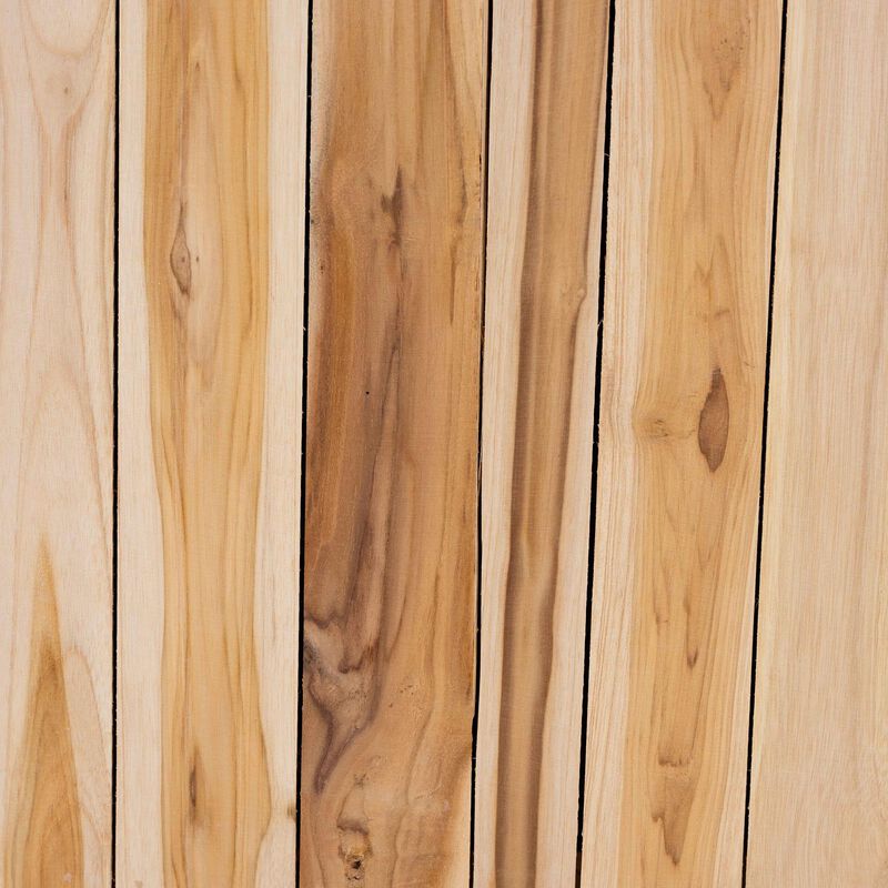 Bali & Pari Grayson Bohemian Natural Teak Wood Coffee Table with Unique Repurposed Wood Logs