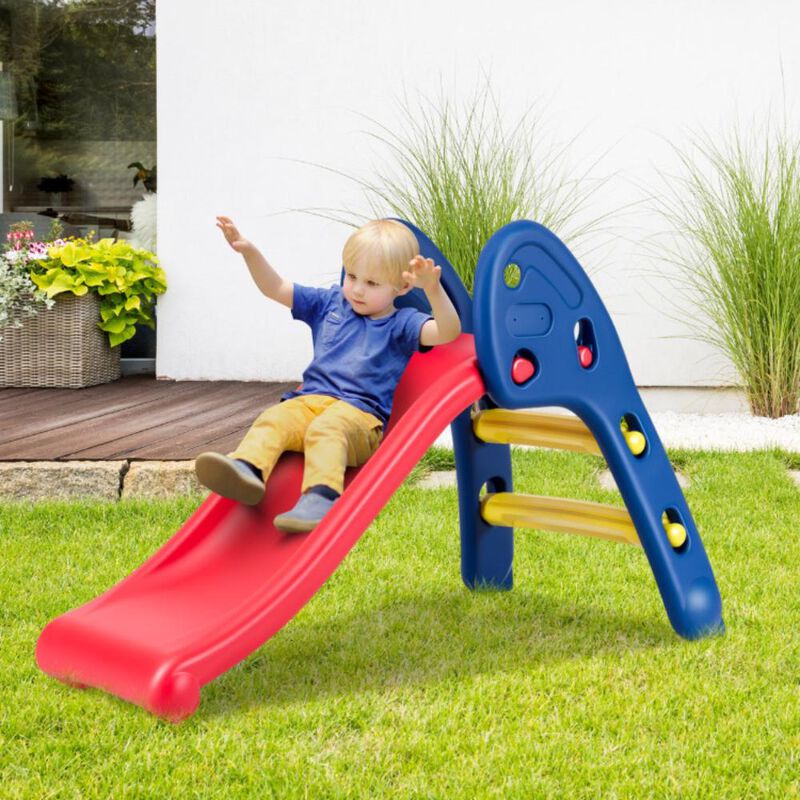 Hivvago 2 Step Children Folding Plastic Slide