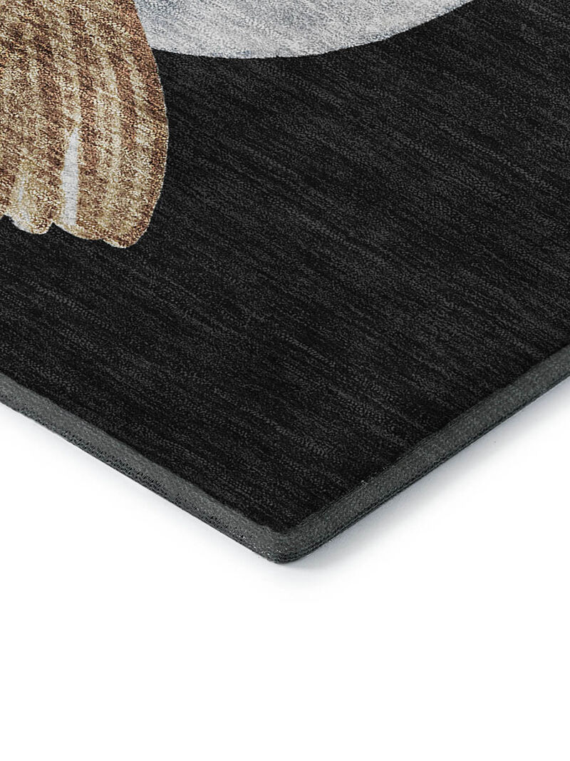 Merry & Bright MY28 Black 9' x 12' Rug