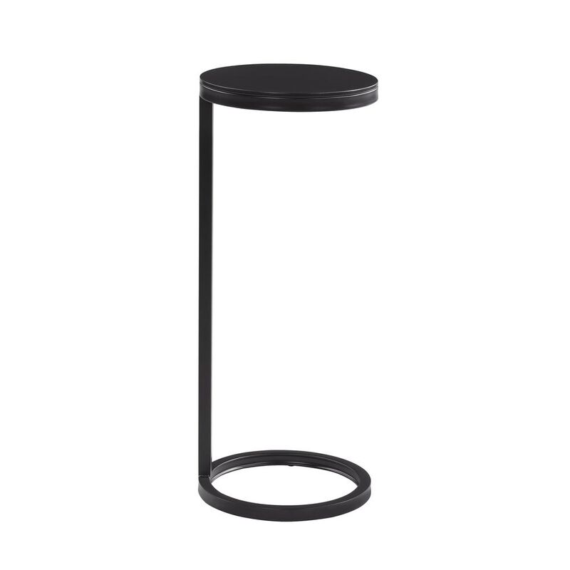 York Round Metal Accent Table