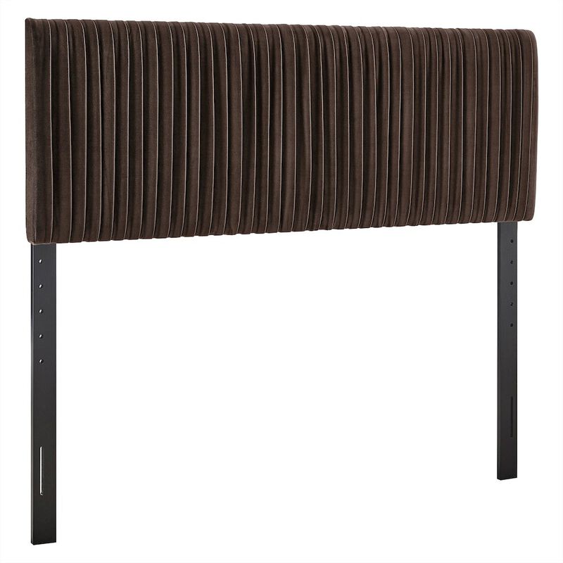 Eloise Stain-Resistant Performance Velvet Full Headboard image number 0