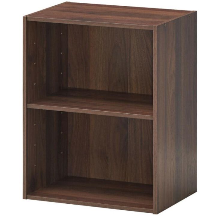 2-Layer Multifunctional Furniture Display Cabinet with Large Capacity Storage Space