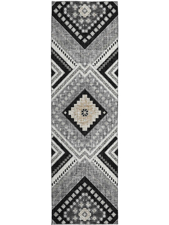 Portico PO5 Black 2'3" x 7'6" Rug