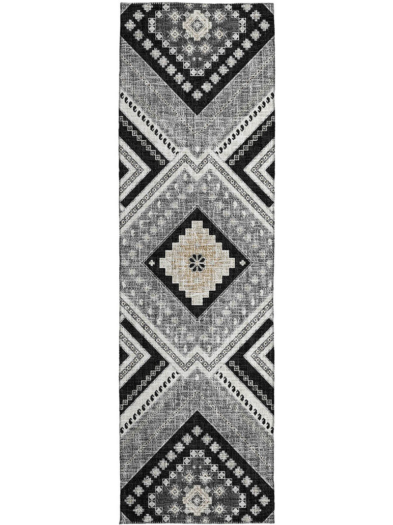 Portico PO5 Black 2'3" x 7'6" Rug
