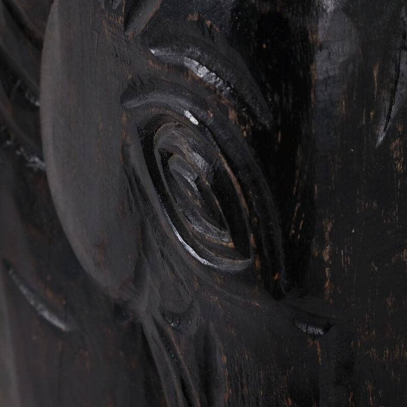 16x10" Trojan Horse Head Antiqued, Black image number 4