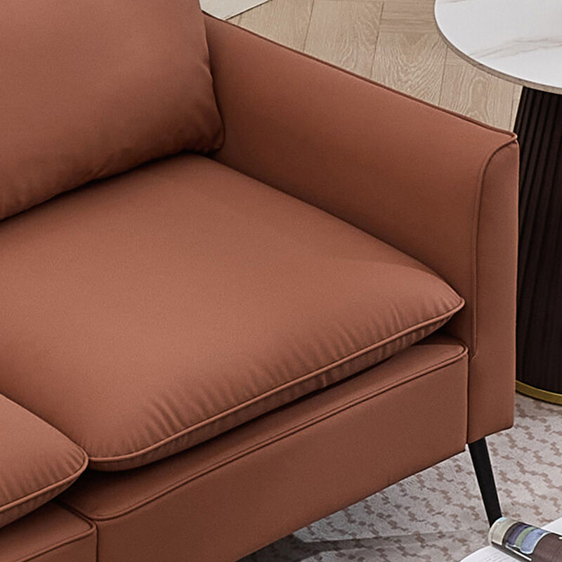 GOODSILO Comfortable Upholstered Single Sofa Armchair Leisure Accent Seating image number 9