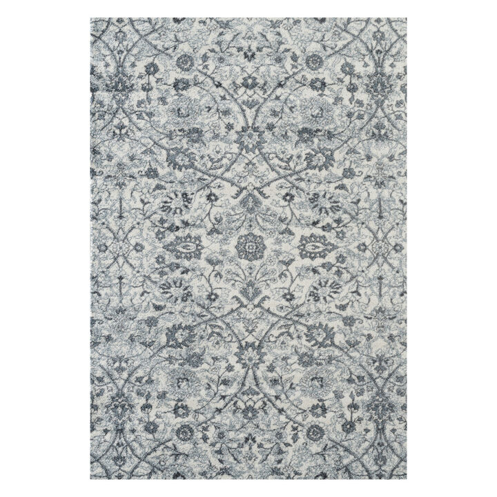 HomeRoots Floral Runner Rug
