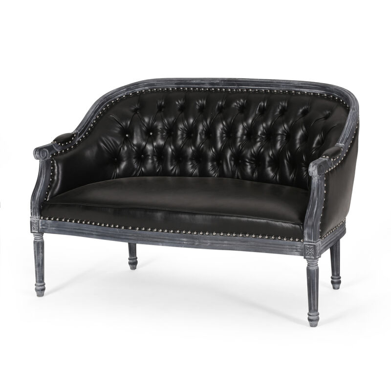Streamdale Luxurious Tufted Loveseat French Country Charm with Unmatched Comfort image number 5