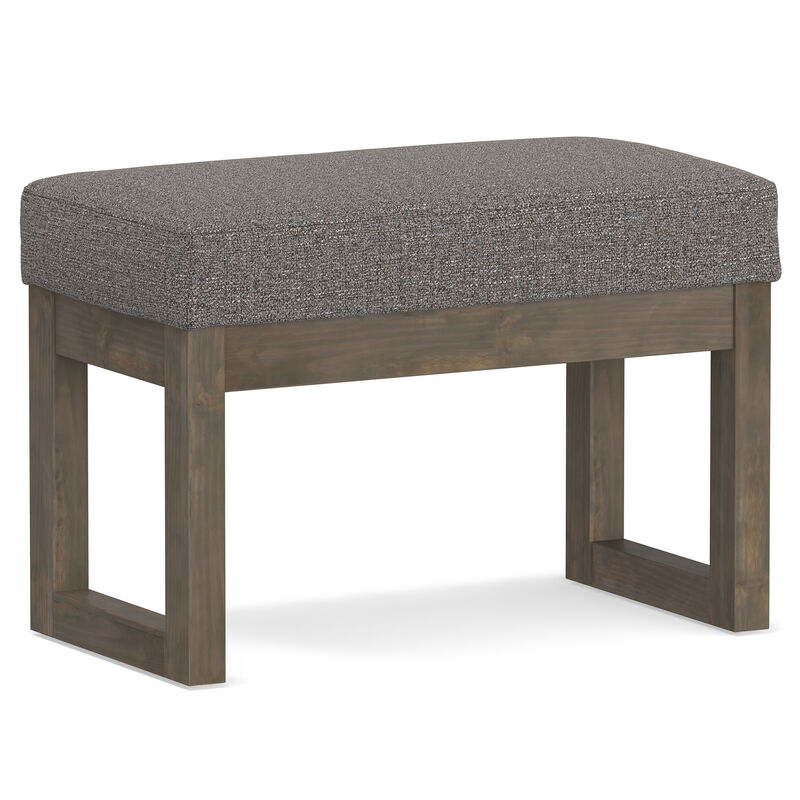 Milltown 26 in Wide Rectangle Footstool Small Ottoman Bench image number 0