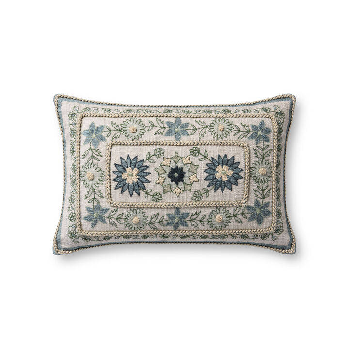 PLL0158 Blue/Multi 13''x21'' Pillow Cover