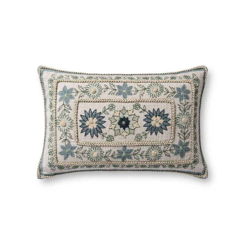 PLL0158 Blue/Multi 13''x21'' Polyester Pillow image number 0
