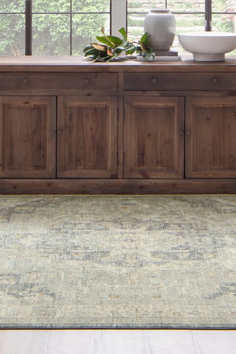 Adalia Kumra Dark Gray 10' x 14' Rug