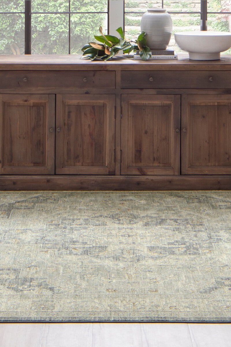 Adalia Kumra Dark Gray 10' x 14' Rug image number 1