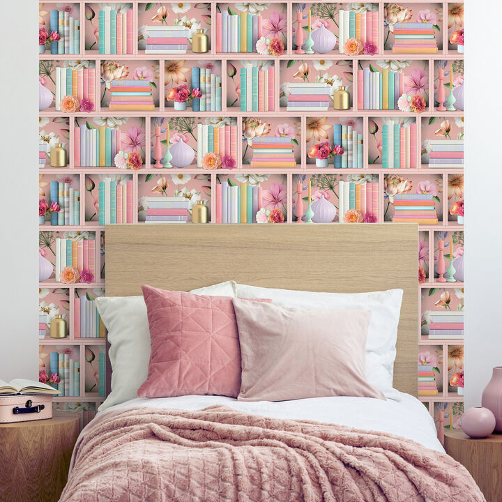 Blossom Shelves Wallpaper