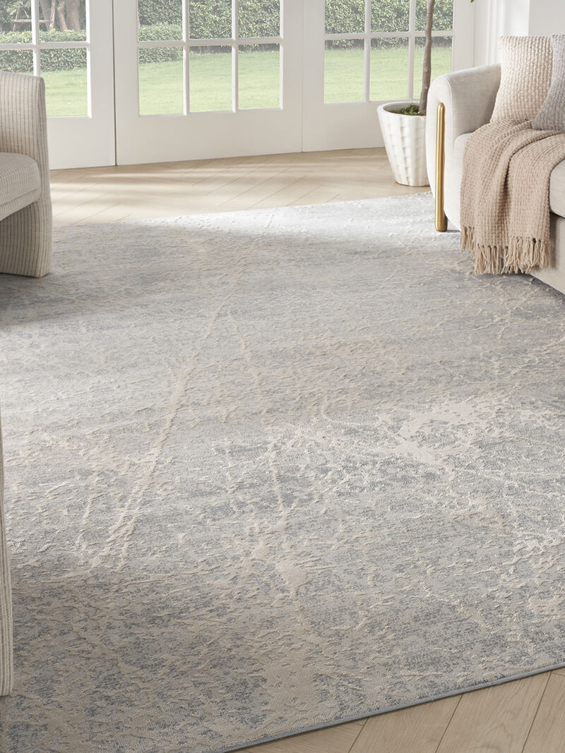 Exhale EXL02 Ivory/Gray 7'10" x 9'10" Rug