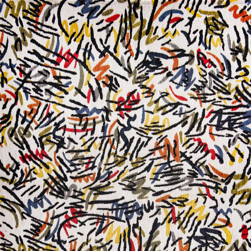 HomeRoots Abstract Non Skid Area Rug image number 4