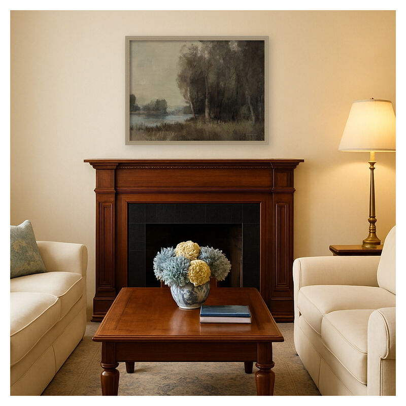 Moody Landscape by Danhui Nai Framed Canvas Wall Art image number 4