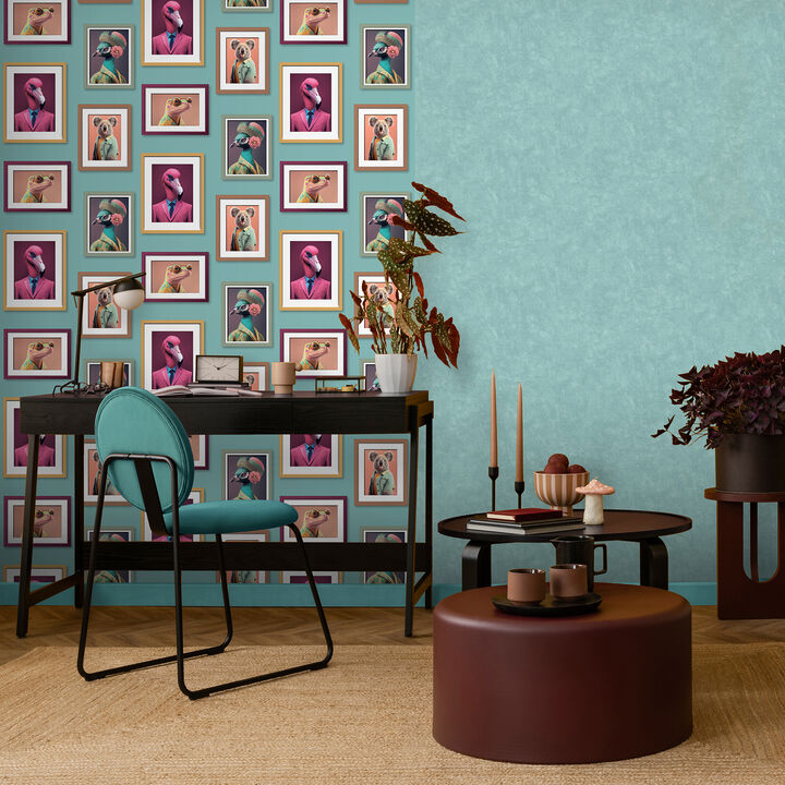 Funky Animal Portraits Wallpaper