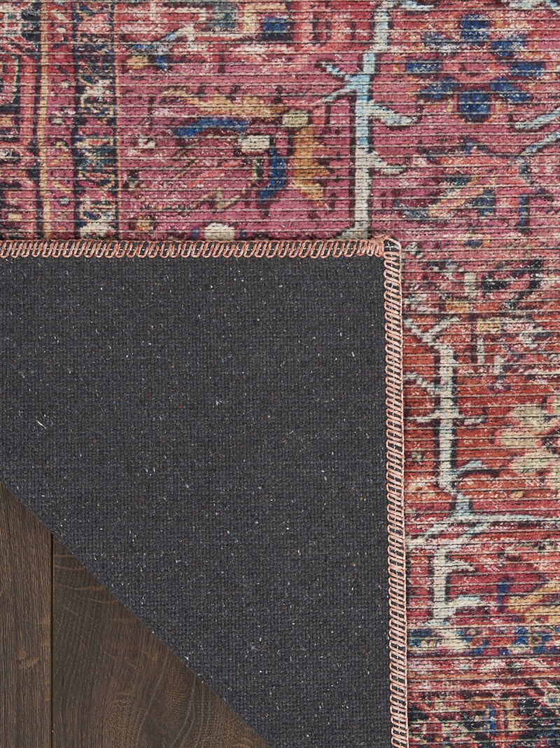 Machine Washable Series 1 SR102 Brick 3' x 5' Rug