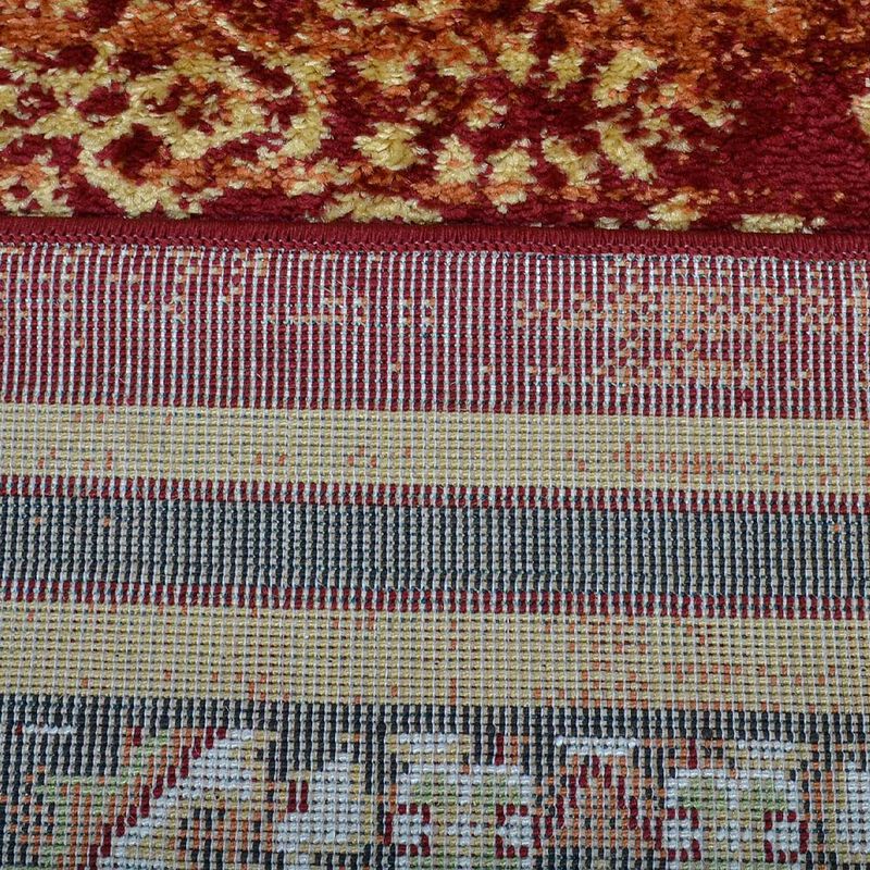 RUGSOTIC CARPETS MACHINE MADE HEATSET POLYPROPYLENE AREA RUGS  - Rectangle Shape, Classic Oriental Traditional  Design, Midium Pile Machine Made Area Rugs (M00042) image number 6