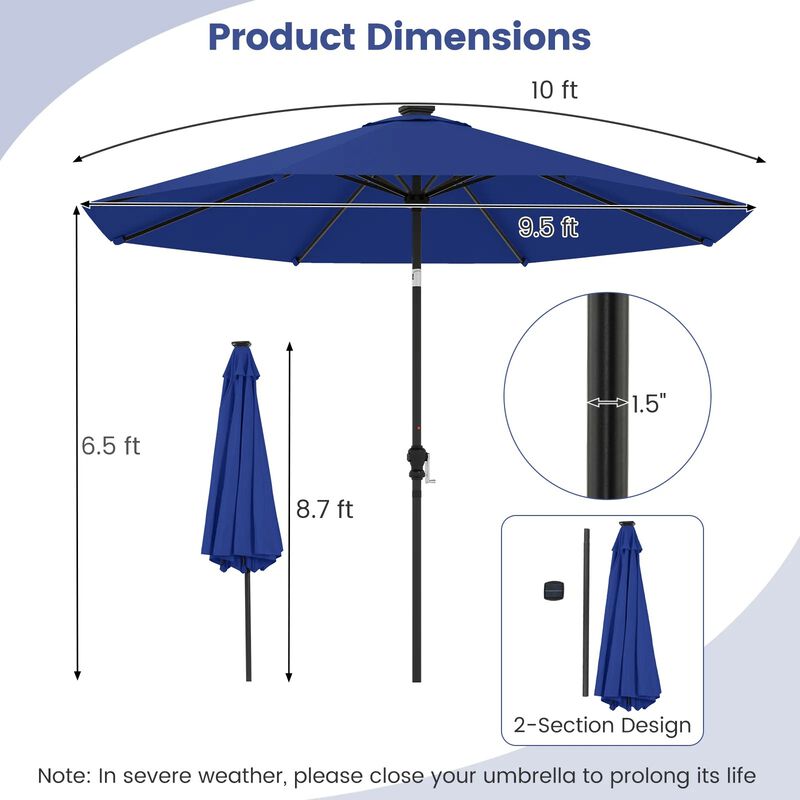 beige and white striped patio umbrella Mare 9' Market Umbrella California Umbrella Fabric Color: Olefin