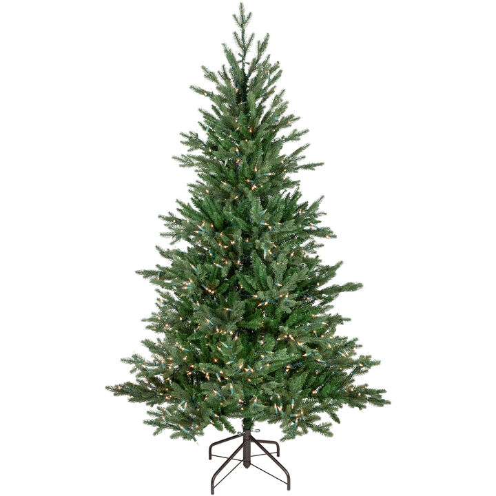 6' Pre-Lit Grande Spruce Artificial Christmas Tree  Clear Lights