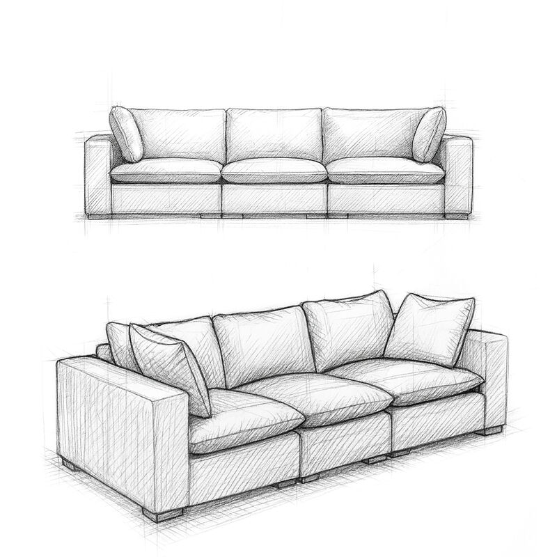 Jasmine 3 Seater Sofa image number 3