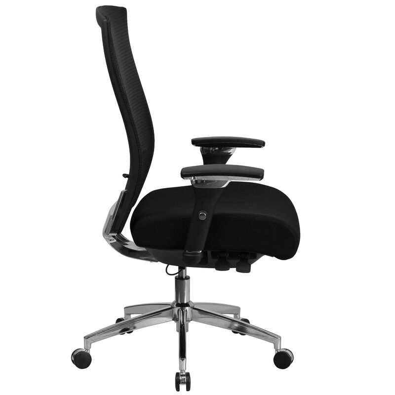 HERCULES Series 24/7 Intensive Use 300 lb. Rated Mesh Multifunction Ergonomic Office Chair with Seat Slider image number 5