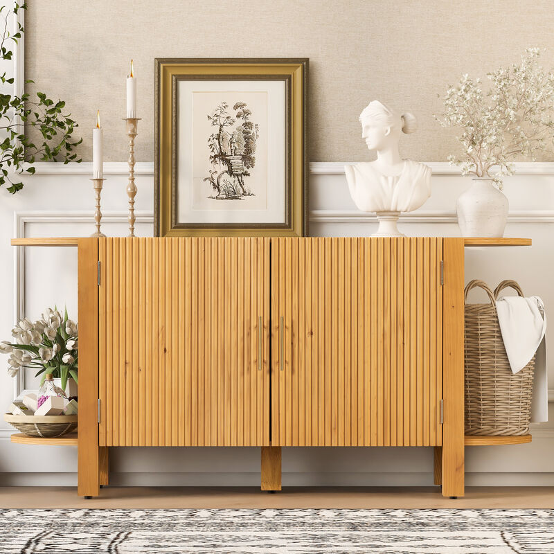 Curved Extension Shelf Sideboard image number 1