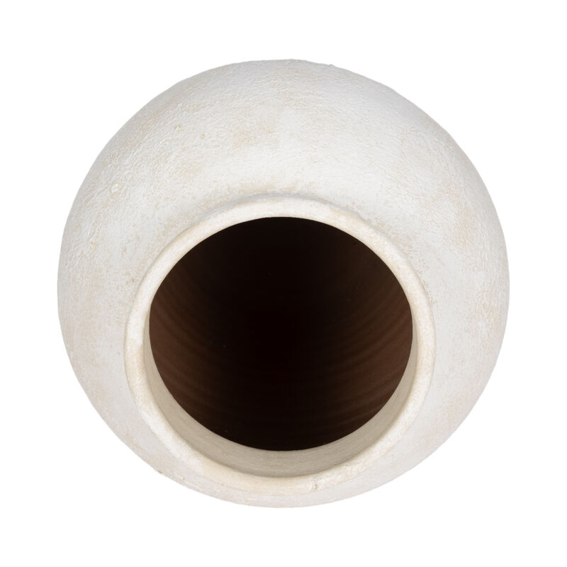 11" Textured Terracotta Vase image number 4