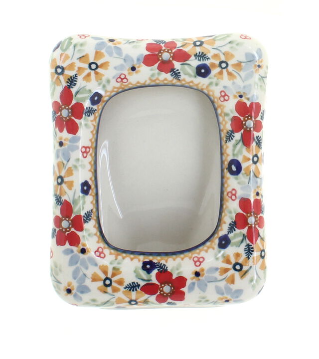 Blue Rose Polish Pottery Frame