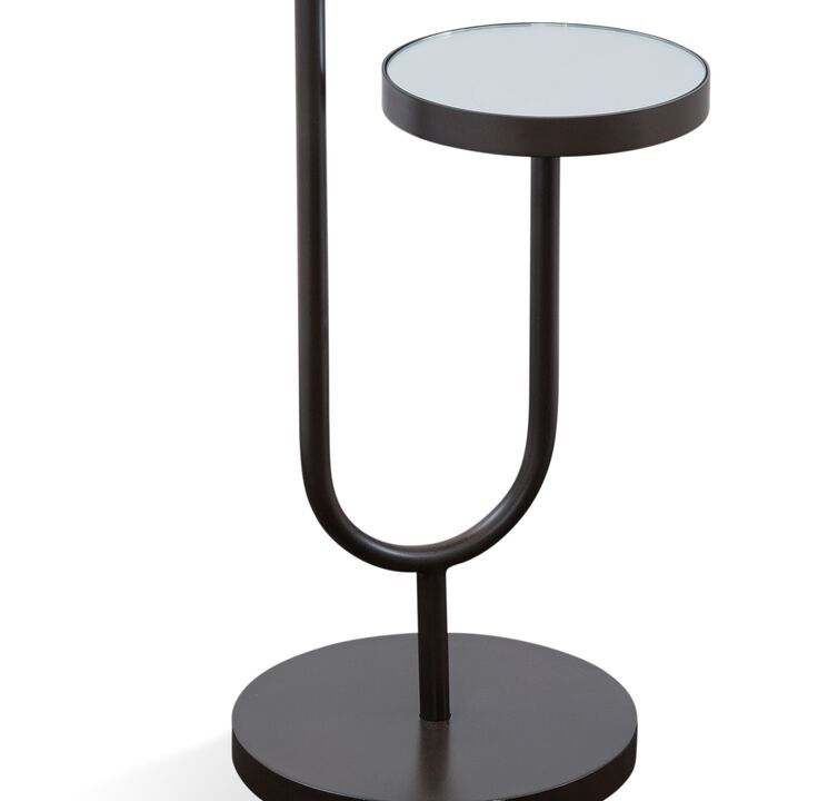 High-Low Bronze Accent Table
