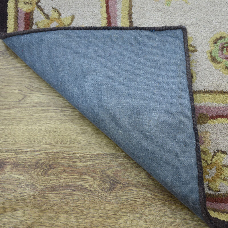 RUGSOTIC CARPETS HAND TUFTED WOOL ECO-FRIENDLY AREA RUGS  - Rectangle Shape, Size, Classic Oriental Traditional  Design, High Pile Thick Handmade Anti Skid Area Rugs (K00S08) image number 3