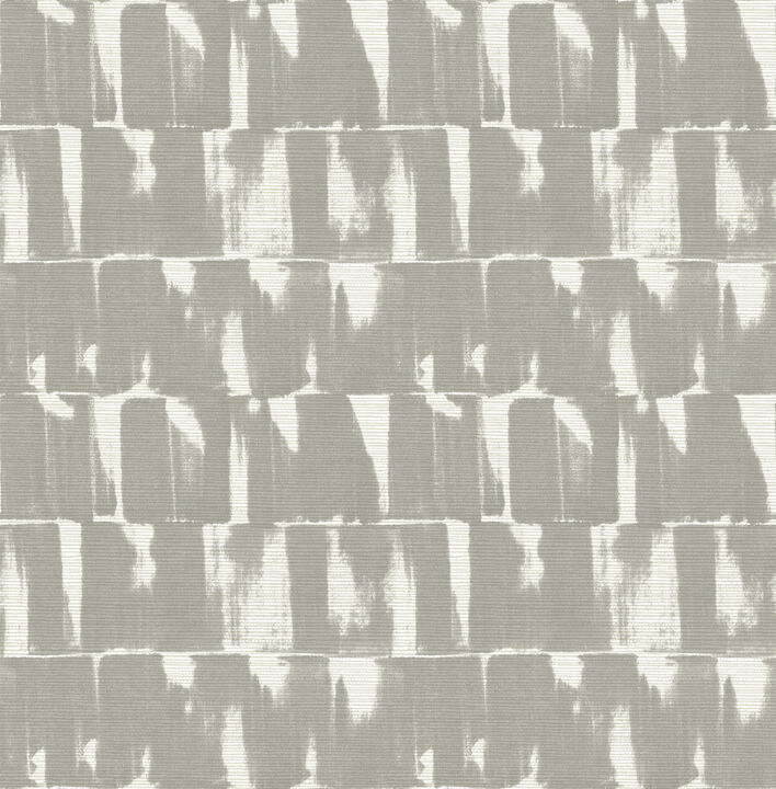 Bancroft Grey Artistic Stripe Wallpaper