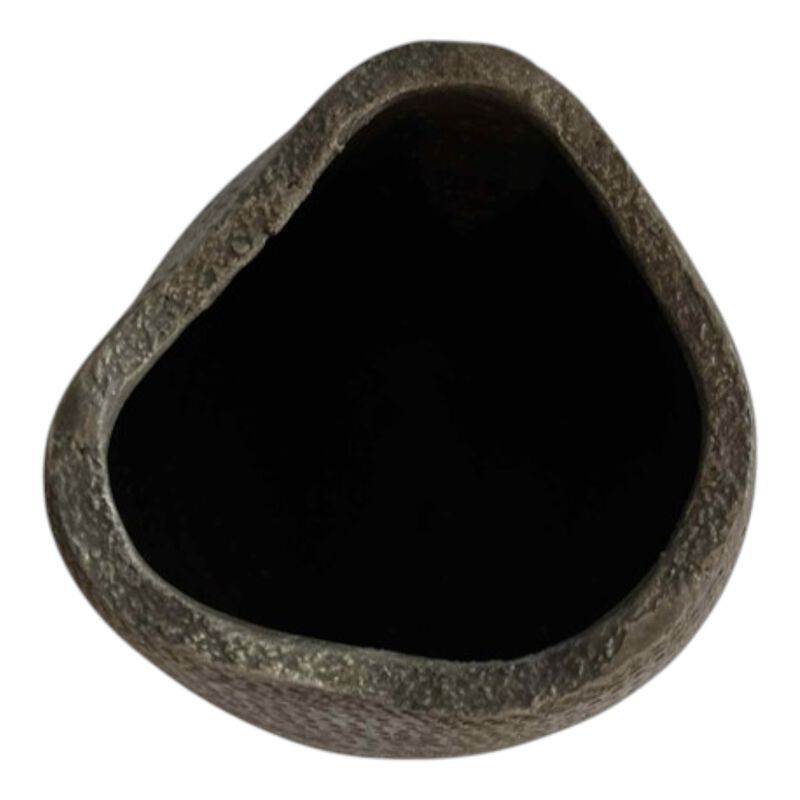 13x11" Pierced Clay Vase, Brown image number 3