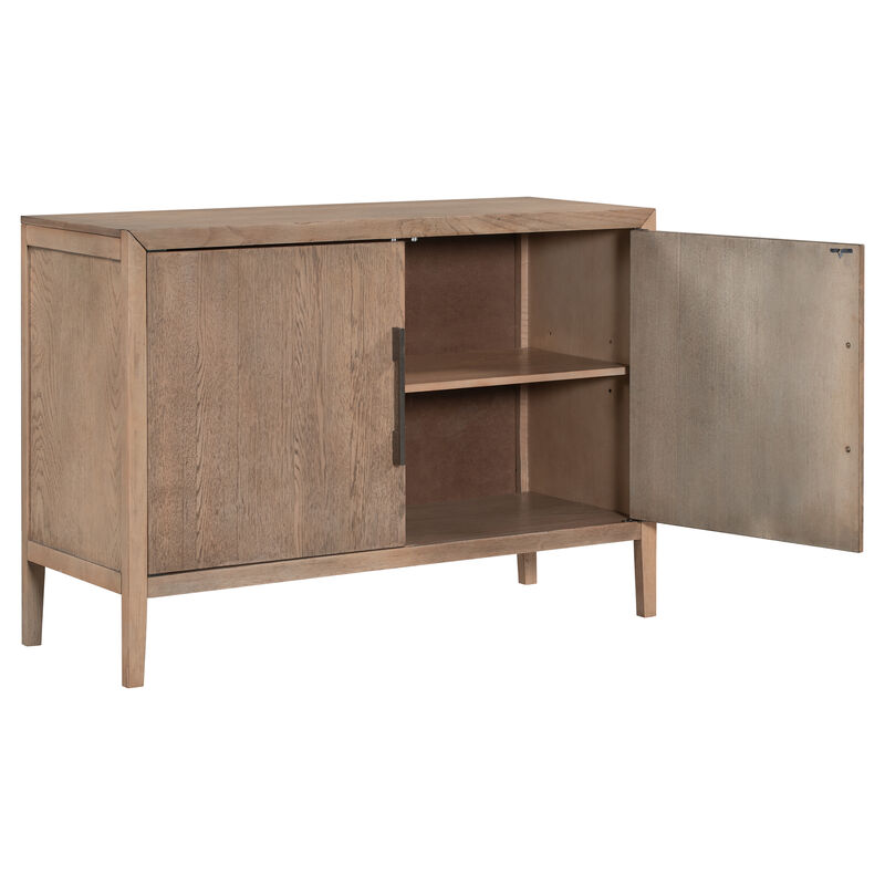 Merax Storage Cabinet Sideboard Wooden Cabinet image number 3