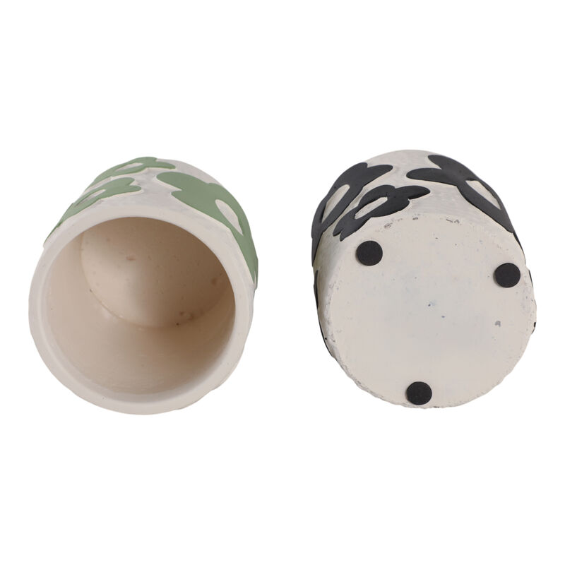 S/2 4" Flower Power Pencil Cups, Multi image number 5