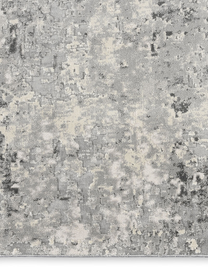 Rustic Textures RUS07 Gray/Beige 2'2" x 7'6" Rug image number 3