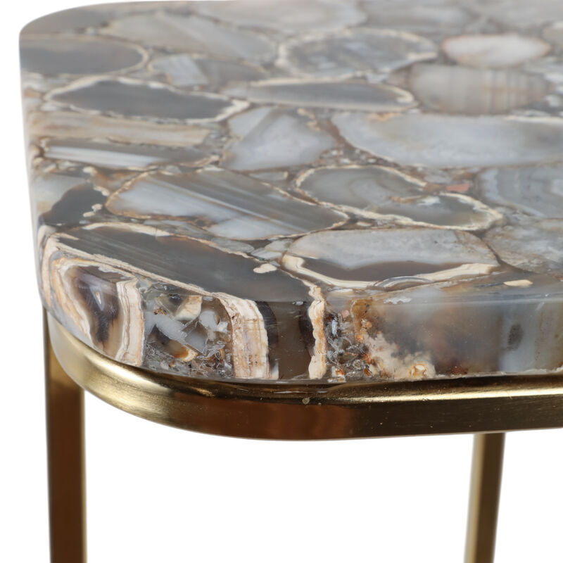24x15" Agate Top C-table image number 4