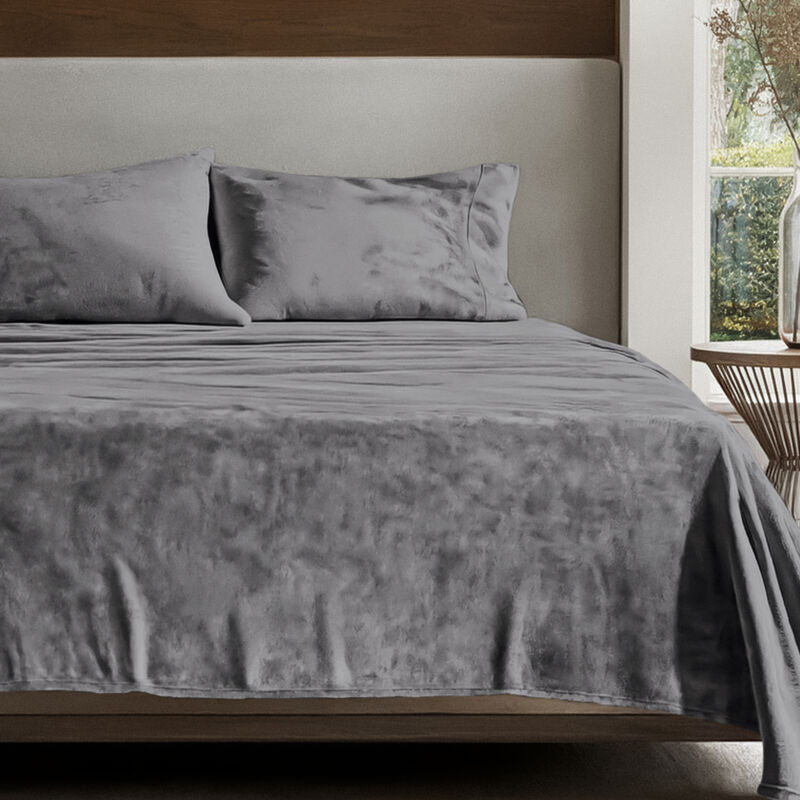 Velvety Soft Microplush Fleece Sheet Set image number 2