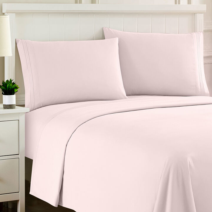 Ultra Soft 1800 Series Double Brushed Microfiber Sheet Set